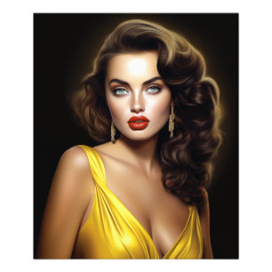 Lina - Super Model Latina!  Photo Print