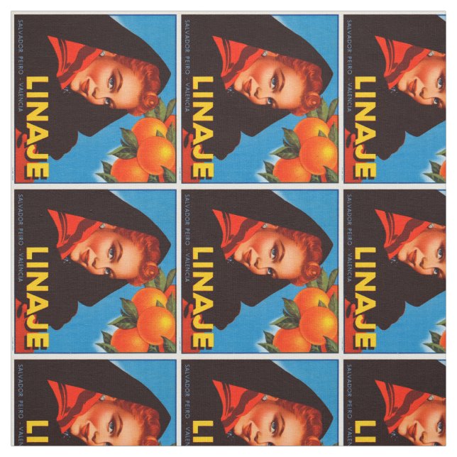 Linaje Citrus Fabric (Swatch)