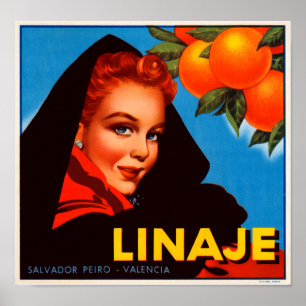 Linaje Citrus Poster