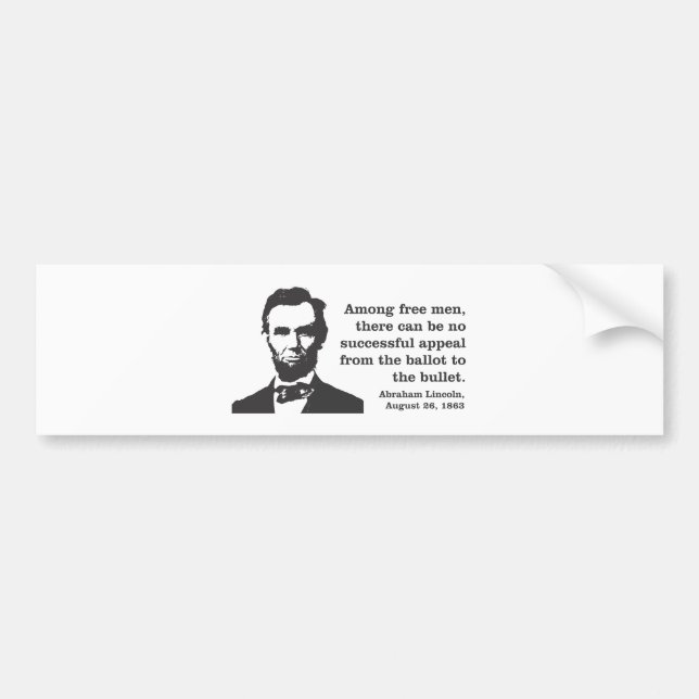 Lincoln Bumper Sticker (Front)