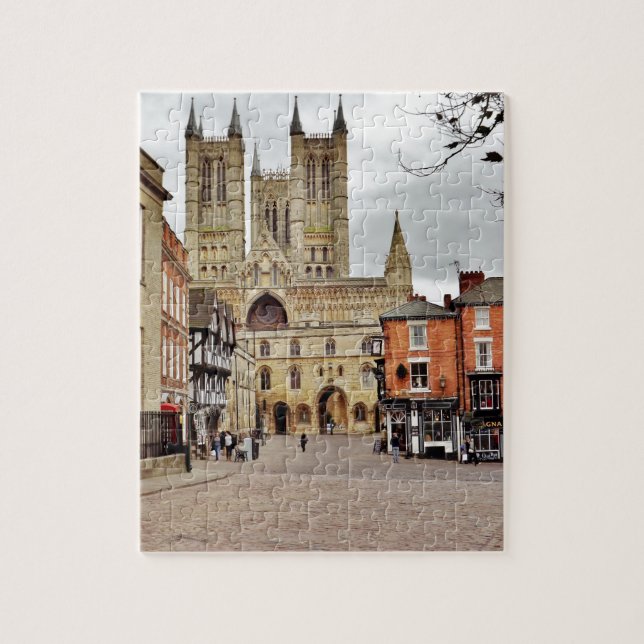 Lincoln cathedral jigsaw puzzle (Vertical)
