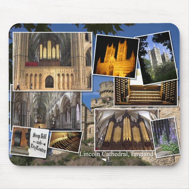 Lincoln Cathedral Pipe Organ mousepad (Front)