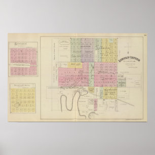 Lincoln Center, Beverly, Nescatunca, Kansas Poster