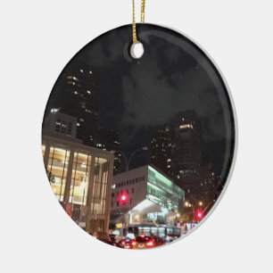 Lincoln Center New York City NYC Photography Ceramic Tree Decoration