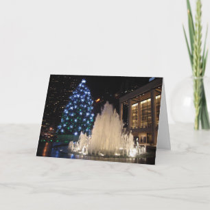 Lincoln Centre's Christmas Tree - card