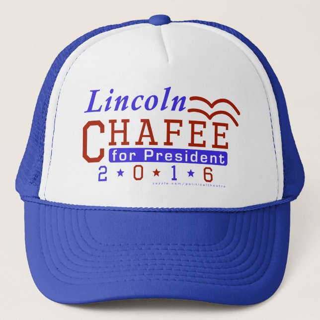 Lincoln Chafee President 2016 Election Democrat Trucker Hat (Front)
