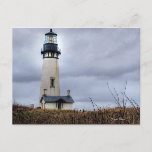 Lincoln City Lighthouse Postcard (Front)