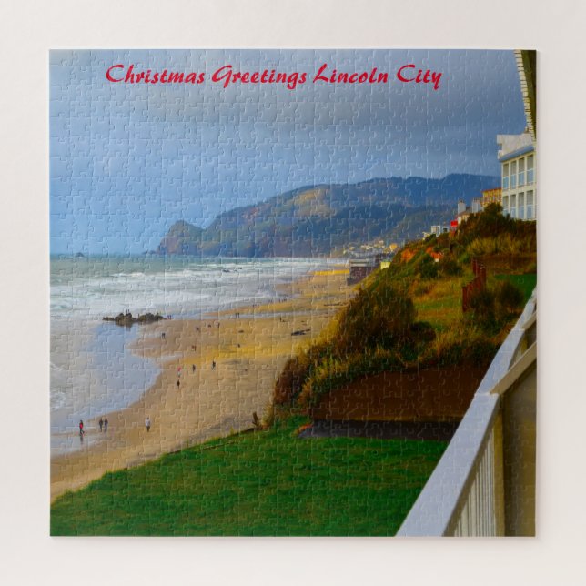 Lincoln City Oregon. Jigsaw Puzzle (Vertical)