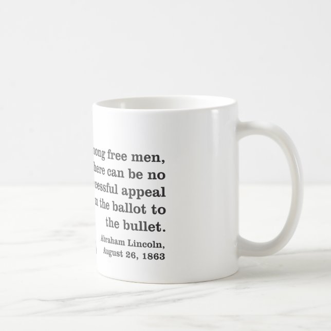 Lincoln Coffee Mug (Right)