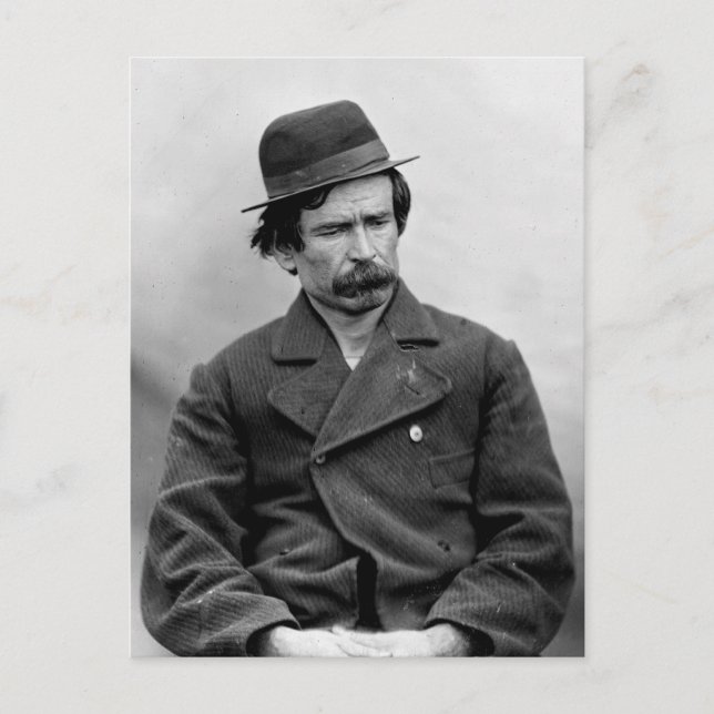 Lincoln Conspirator, 1865 Postcard (Front)