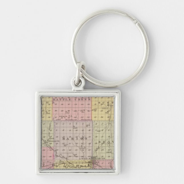 Lincoln County, Kansas Key Ring (Front)