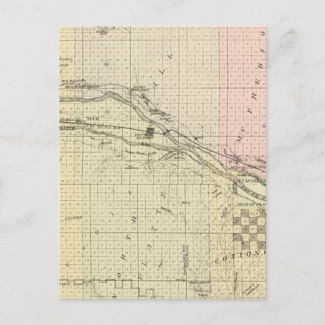 Lincoln County, Nebraska Postcard (Front)