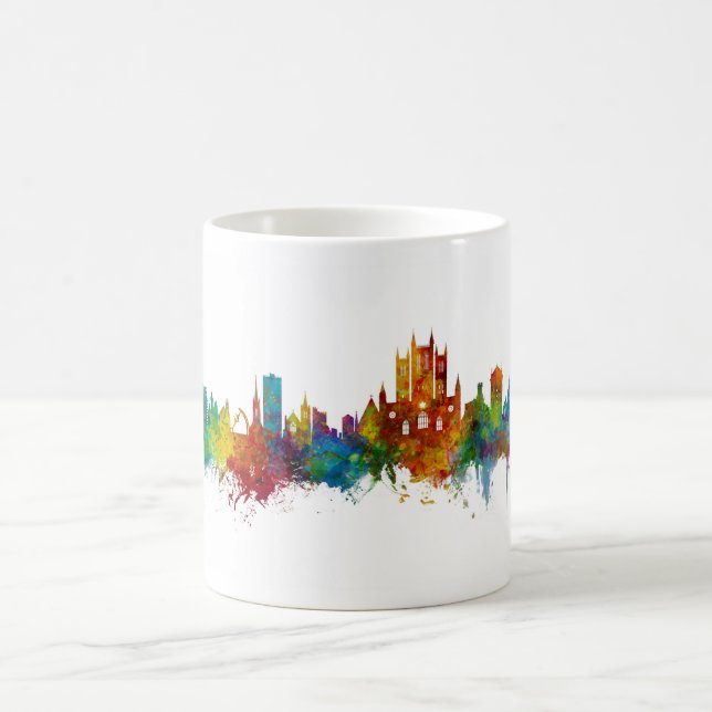 Lincoln England Skyline Coffee Mug (Center)