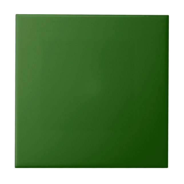 Lincoln Green Solid Colour Tile (Front)