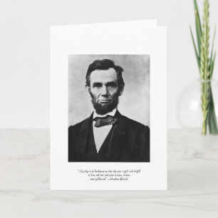 Lincoln "Handsome Wife" Love Greeting Card