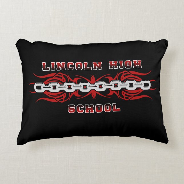 Lincoln High School Links 2 Decorative Cushion (Front)