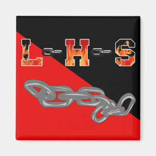 Lincoln High School Links Colours Magnet