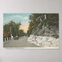 Lincoln Highway at Grandview Point postcard