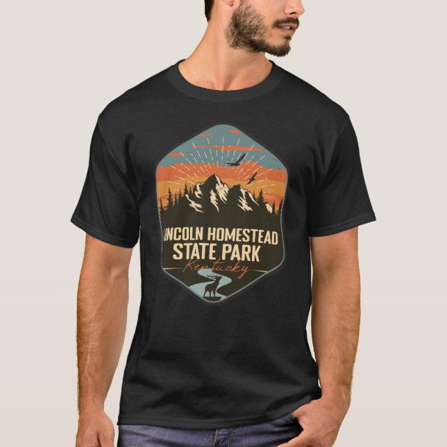 Lincoln Homestead State Park Kentucky KY Retro Sou T-Shirt (Front)