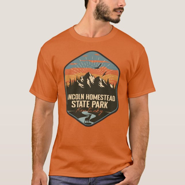 Lincoln Homestead State Park Kentucky KY Retro Sou T-Shirt (Front)