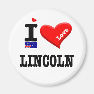 LINCOLN - I Love Magnet