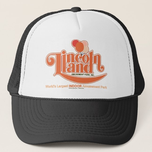 Lincoln Land Amusement Park, Effingham, Illinois Trucker Hat (Front)