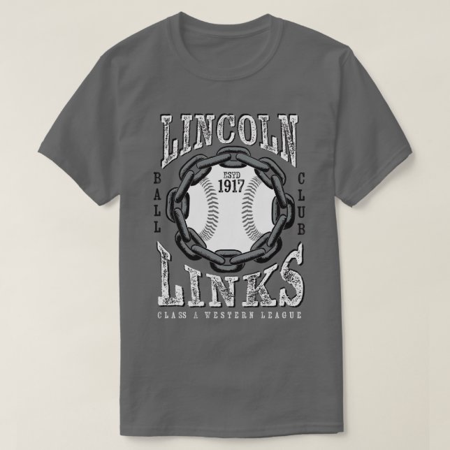 Lincoln Links T-Shirt (Design Front)