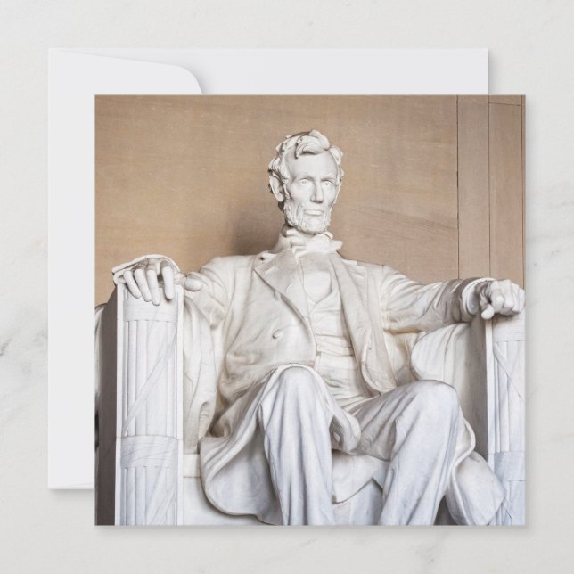 Lincoln Memorial Announcement (Front)