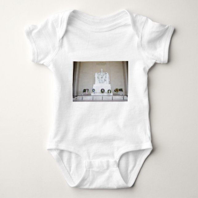 Lincoln Memorial. Baby Bodysuit (Front)