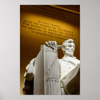 Lincoln Memorial by Diacritical Poster
