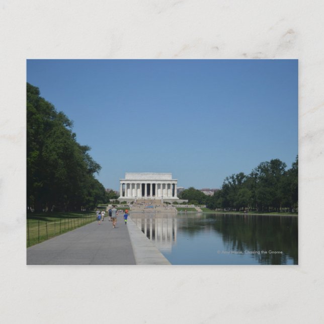 Lincoln Memorial.JPG Postcard (Front)