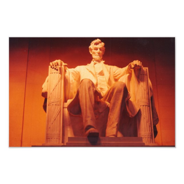 Lincoln Memorial Photo Print (Front)
