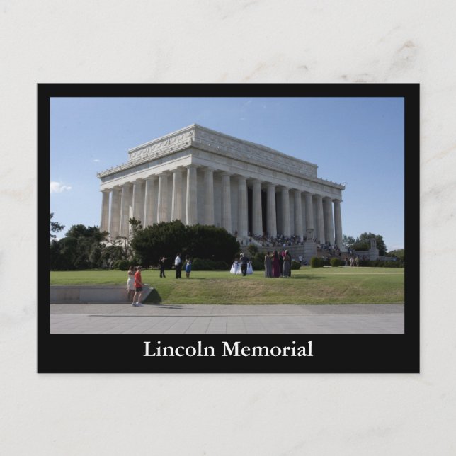 Lincoln Memorial Postcard (Front)