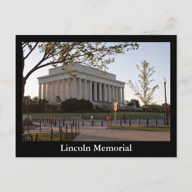 Lincoln Memorial Postcard (Front)