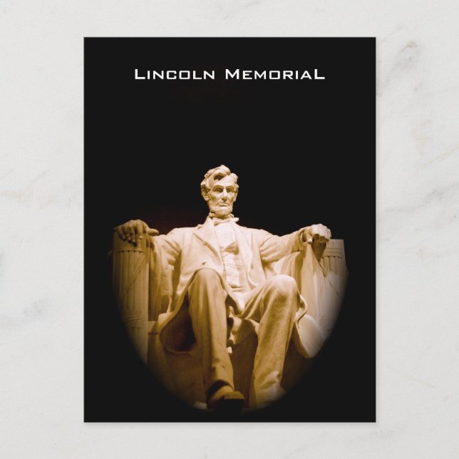 Lincoln Memorial Postcard (Front)
