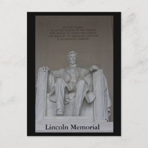 Lincoln Memorial Postcard