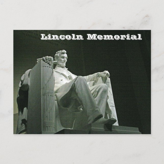 Lincoln Memorial Postcard (Front)