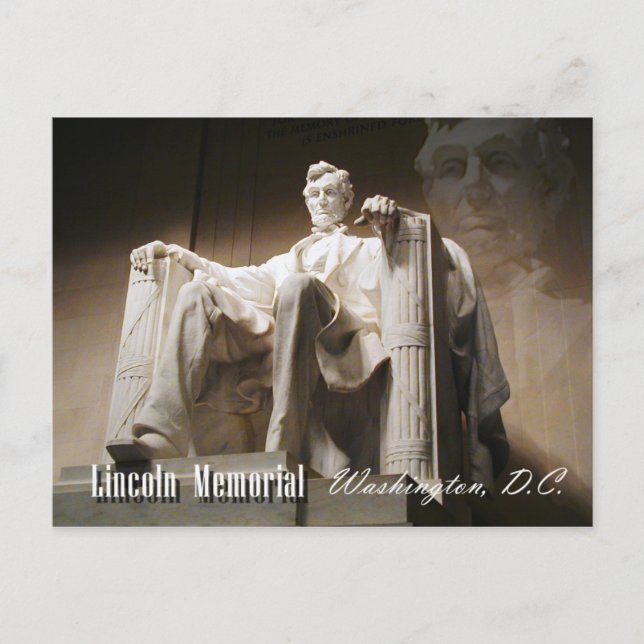 Lincoln Memorial, Washington, D.C. Postcard (Front)