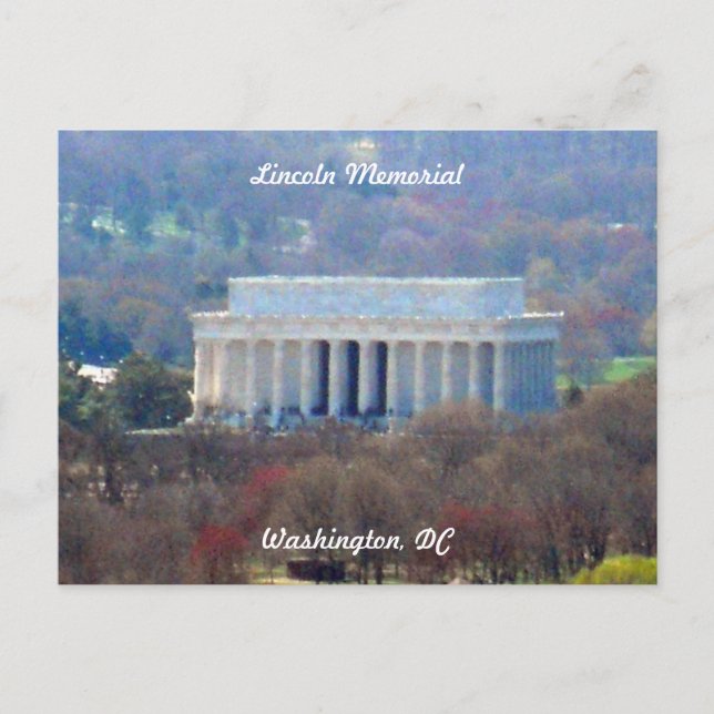 Lincoln Memorial Washington DC 003 Postcard (Front)