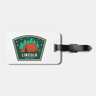 Lincoln National Forest Camping Luggage Tag