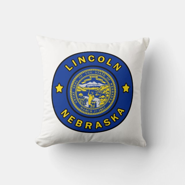 Lincoln Nebraska Cushion (Front)