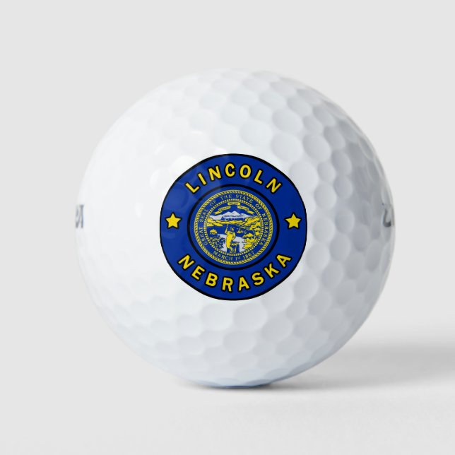 Lincoln Nebraska Golf Balls (Front)