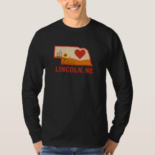 Lincoln Nebraska Heartland Retro Midwest T-Shirt