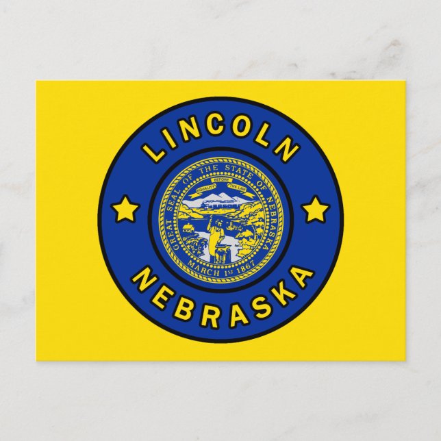 Lincoln Nebraska Postcard (Front)