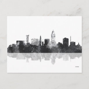 LINCOLN, NEBRASKA SKYLINE POSTCARD
