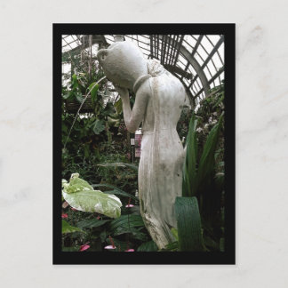 lincoln park conservatory :: fountain postcard