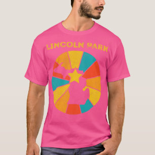 Lincoln Park Michigan Vintage Distressed Souvenir T-Shirt