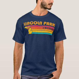Lincoln Park Michigan Vintage Distressed Souvenir T-Shirt