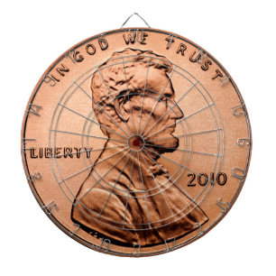 LINCOLN PENNY DARTBOARD