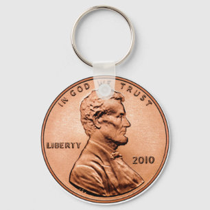 LINCOLN  PENNY KEY RING